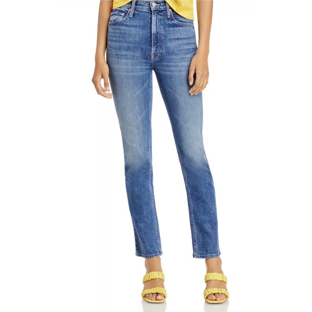 Mother Superior High Waisted Rider Skimp Jeans in Cowboys Don't Cry 27